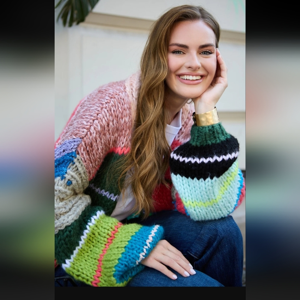 SAACHI Multicolor Knit Sweater - Picture 5 of 10